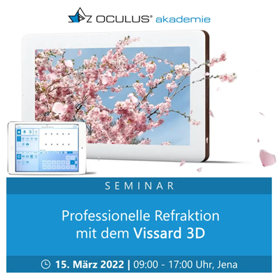 Seminar Refraktion mit dem Vissard 3D am 15 März 2022 in Jena