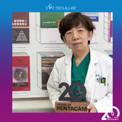 Pentcam 20 Jahre - Pionier April: Prof. Wang, China