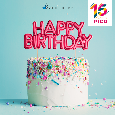 Pico 15 Jahre - Happy Birthday Motiv